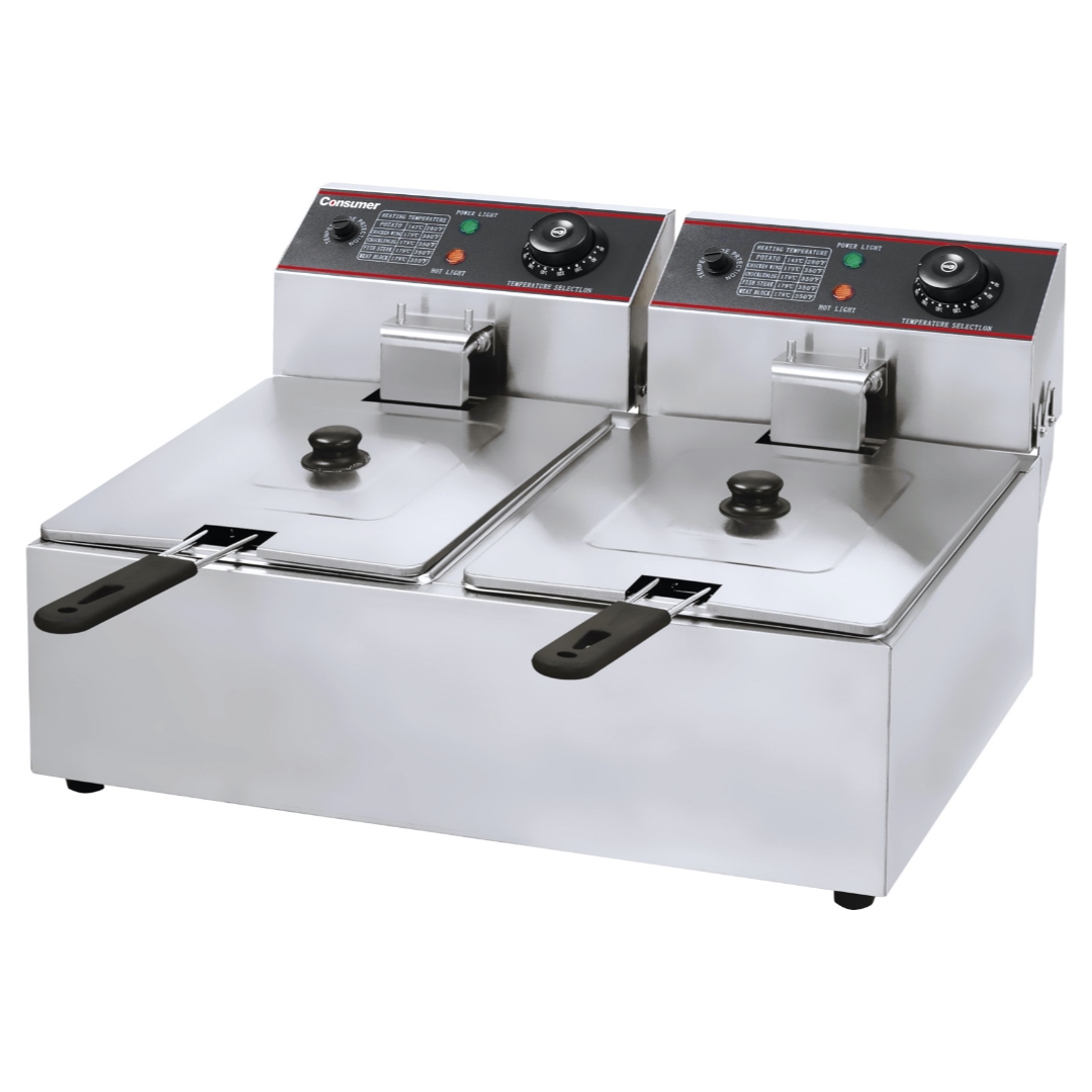 Freidora Industrial 2 tanques