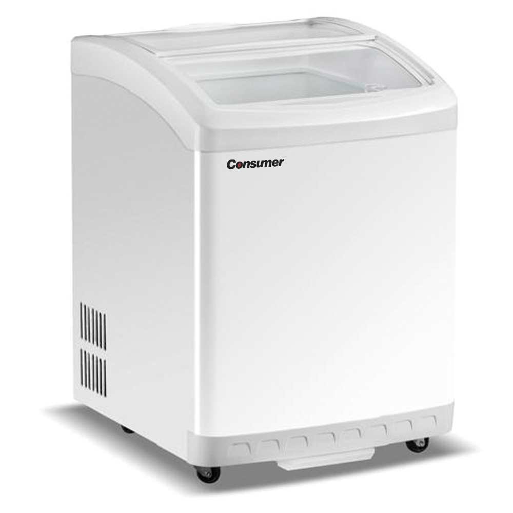 Congelador Horizontal tapa de vidrio, 175 L