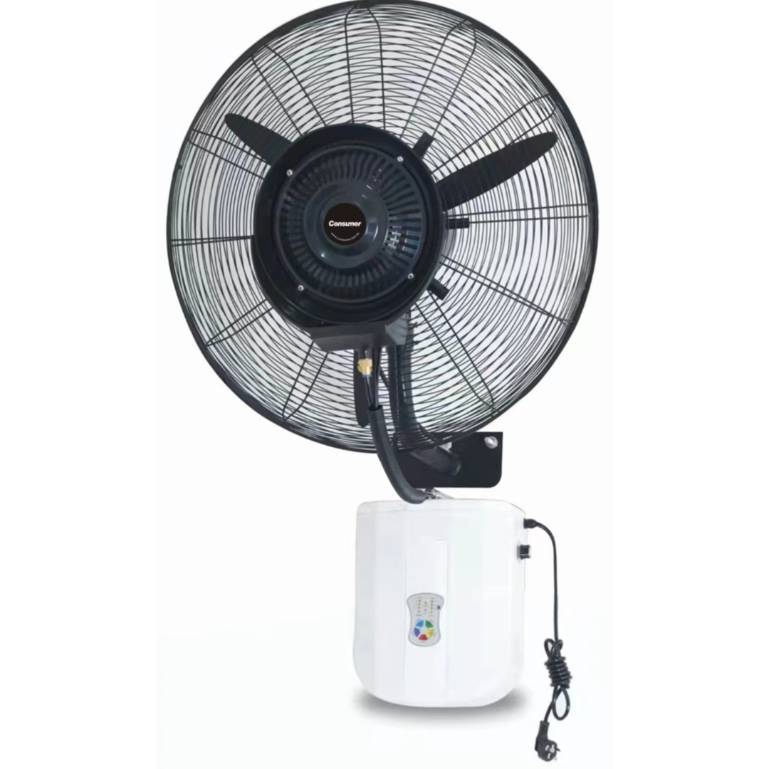 Ventilador humidificador industrial de pared 26"