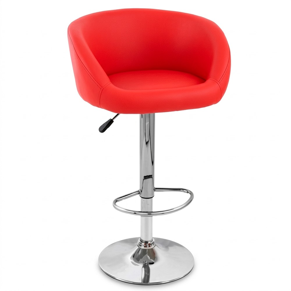 SILLA BAR STOOL ROJA