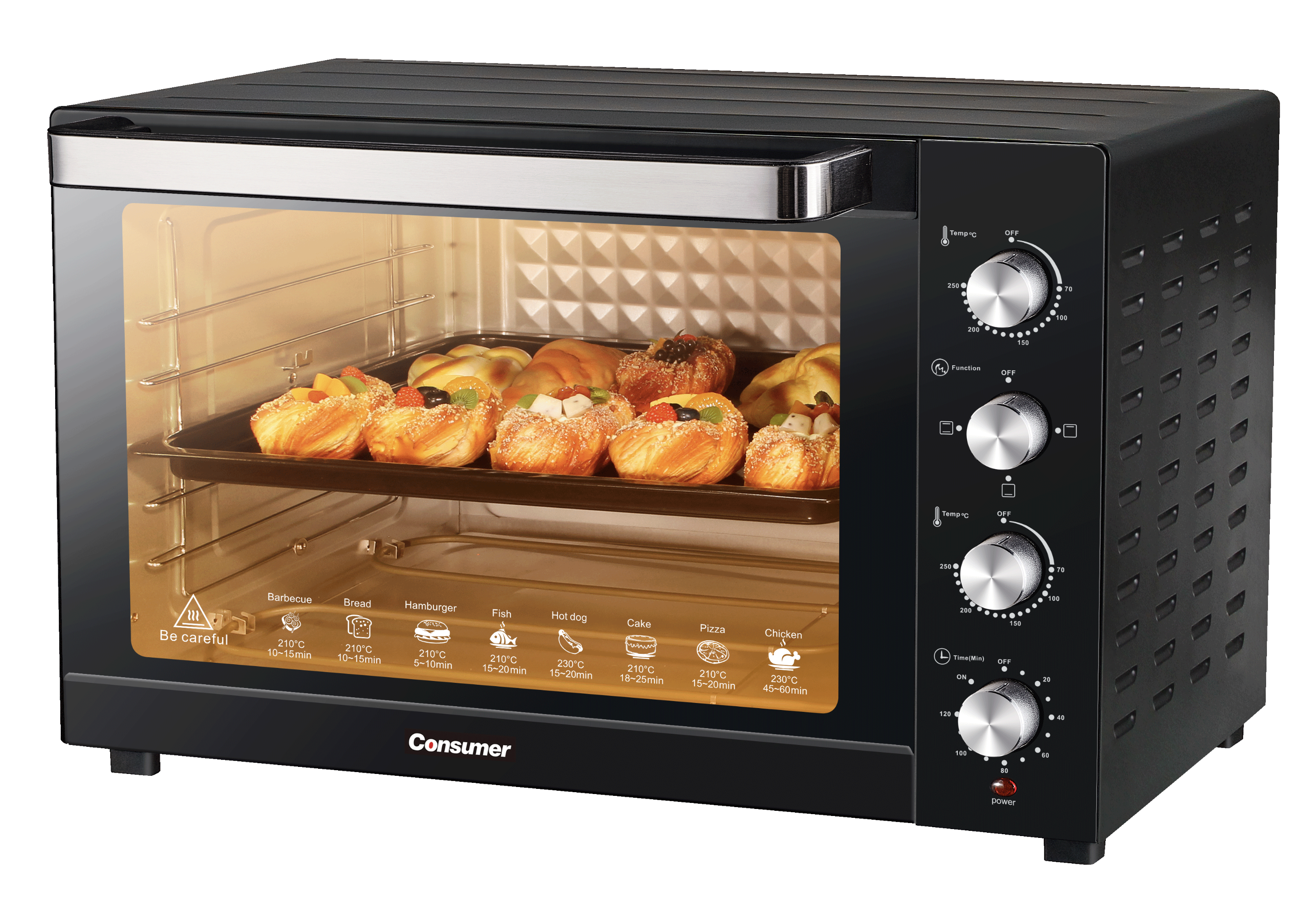 Horno eléctrico 80 Litros