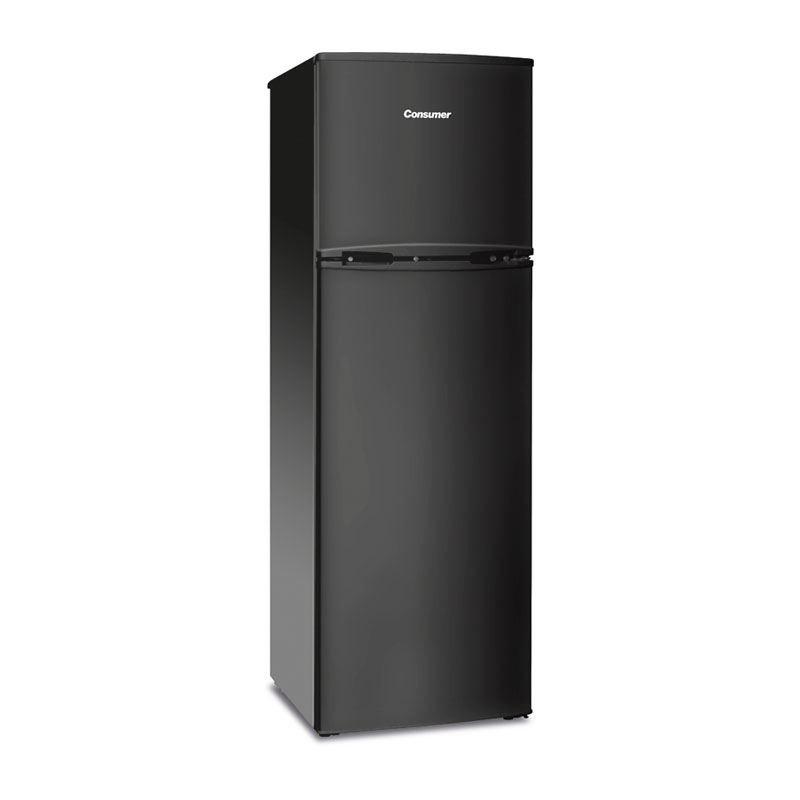 HELADERA 280 LTS NEGRA