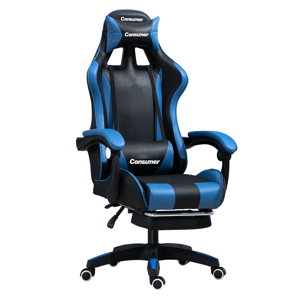 Silla Gamer Pro Negro y Azul