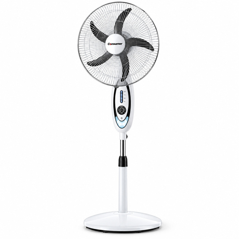 Ventilador de Pie a Batería Recargable 16”